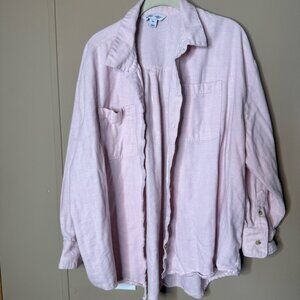 Old Navy Light Pink Collared Shirt